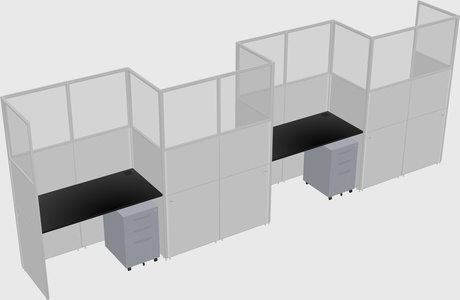 Cabines rectangulaires