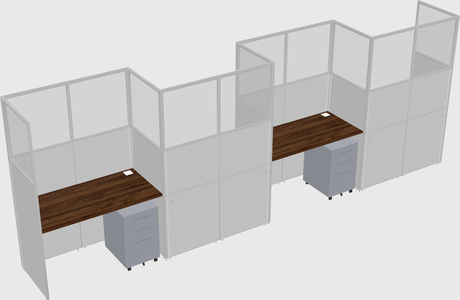 Rectangular cubicles