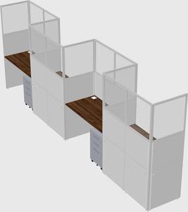 Rectangular cubicles