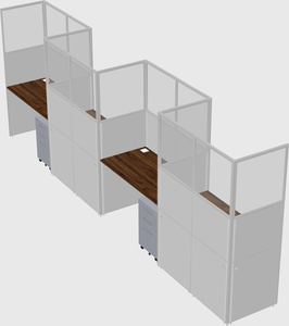 Rectangular cubicles