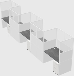 Rectangular cubicles