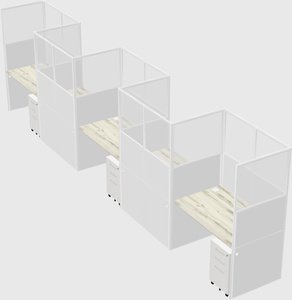 Rectangular cubicles