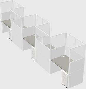 Rectangular cubicles