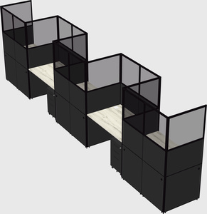 Rectangular cubicles
