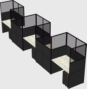 Rectangular cubicles