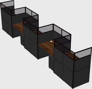 Rectangular cubicles