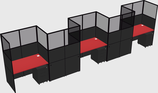 Rectangular cubicles