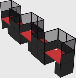Rectangular cubicles