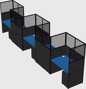 Rectangular cubicles