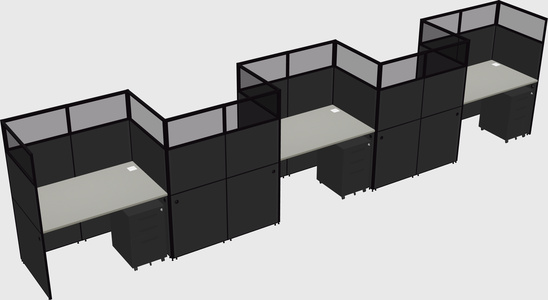 Rectangular cubicles