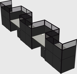 Rectangular cubicles