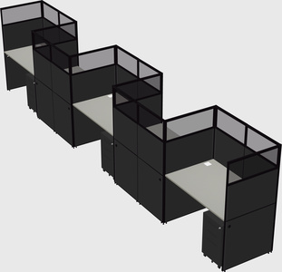 Rectangular cubicles
