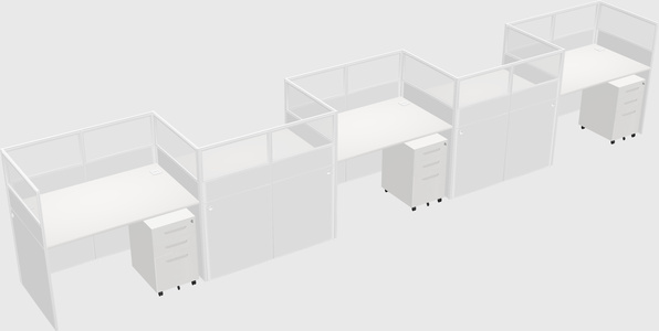 Rectangular cubicles