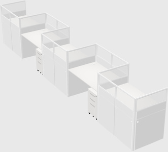 Rectangular cubicles