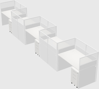 Rectangular cubicles