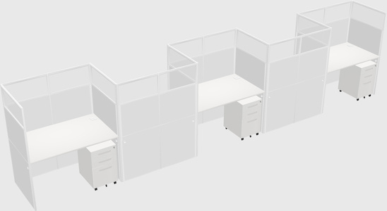 Rectangular cubicles