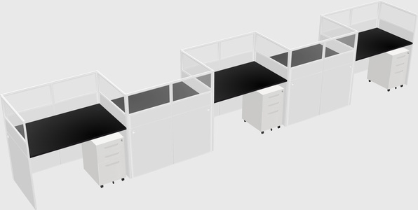Rectangular cubicles