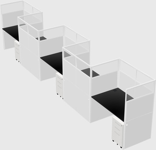 Rectangular cubicles