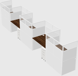 Rectangular cubicles