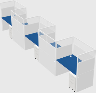 Rectangular cubicles