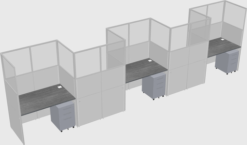 Rectangular cubicles