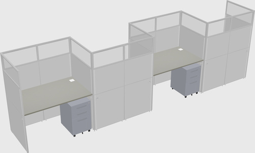 Rectangular cubicles