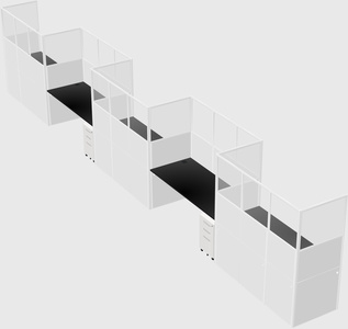 Rectangular cubicles