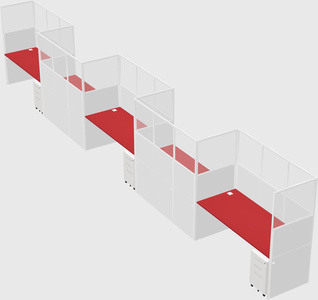 Rectangular cubicles