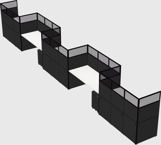 Rectangular cubicles