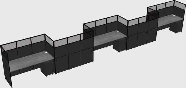 Rectangular cubicles