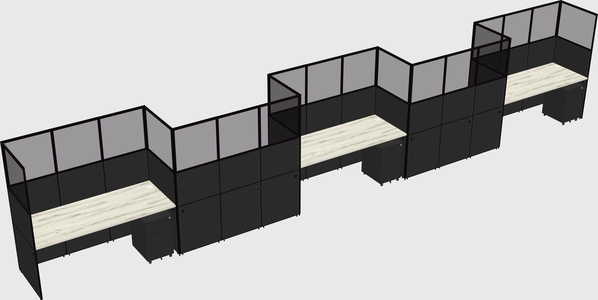 Cabines rectangulaires