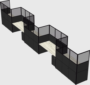Cabines rectangulaires