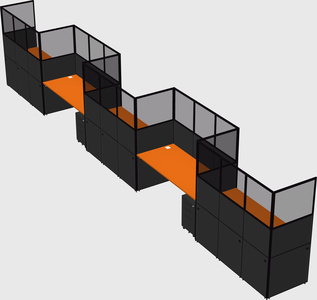Rectangular cubicles