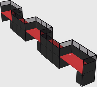 Rectangular cubicles