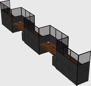 Rectangular cubicles