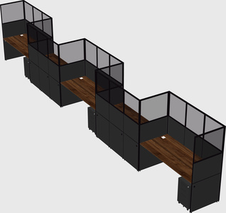 Rectangular cubicles