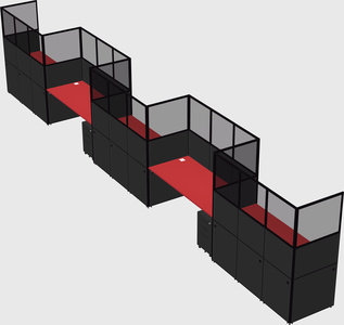 Rectangular cubicles