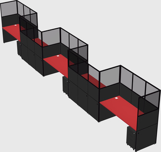Rectangular cubicles