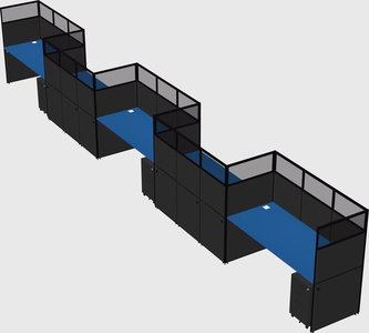 Rectangular cubicles
