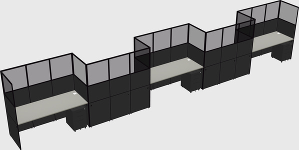 Rectangular cubicles