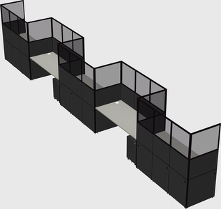 Rectangular cubicles