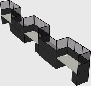 Rectangular cubicles