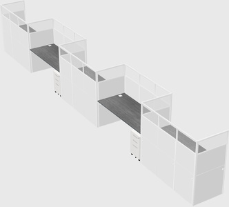 Rectangular cubicles