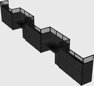 Rectangular cubicles