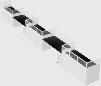 Rectangular cubicles