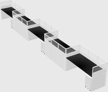 Rectangular cubicles