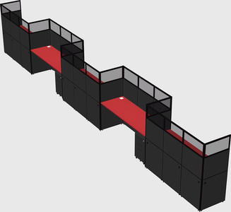 Rectangular cubicles