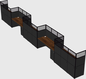 Rectangular cubicles