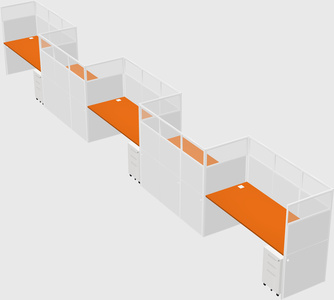 Rectangular cubicles