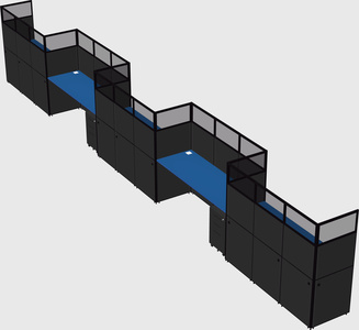 Rectangular cubicles